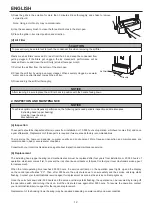 Предварительный просмотр 14 страницы Hoshizaki DCM-120KE Instruction Manual