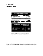 Preview for 4 page of Hoshizaki DCM-270BAH-OS Instruction Manual