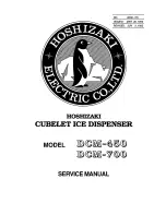 Hoshizaki DCM-450 Service Manual preview