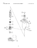 Предварительный просмотр 21 страницы Hoshizaki DCM-500BAF Parts List