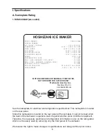 Preview for 5 page of Hoshizaki DCM-500BAH Instruction Manual