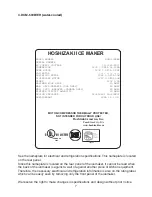 Preview for 7 page of Hoshizaki DCM-500BAH Instruction Manual