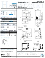 Preview for 2 page of Hoshizaki DCM-751BAH Dimensions And Specifications