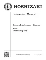 Preview for 1 page of Hoshizaki DKM-500BAJ Instruction Manual