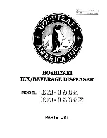 Предварительный просмотр 1 страницы Hoshizaki DM-180A Parts List