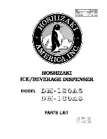 Hoshizaki DM-180A6 Parts List preview