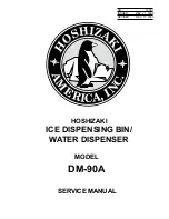 Preview for 1 page of Hoshizaki DM-90A Service Manual