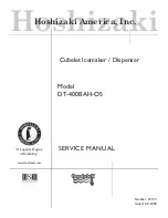 Preview for 1 page of Hoshizaki DT-400BAH-OS Service Manual