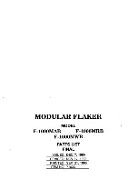 Preview for 84 page of Hoshizaki F-1000MRB Parts List