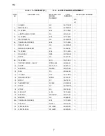 Предварительный просмотр 7 страницы Hoshizaki F-1001MAF Parts List