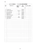 Предварительный просмотр 21 страницы Hoshizaki F-1001MAF Parts List