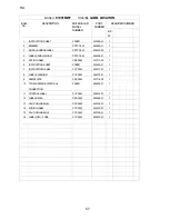 Предварительный просмотр 57 страницы Hoshizaki F-1001MAF Parts List