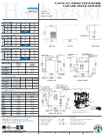 Preview for 2 page of Hoshizaki F-1001MAH(-C) Specifications