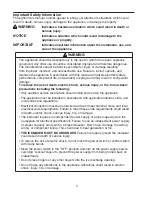 Предварительный просмотр 4 страницы Hoshizaki F-1001MAJ Instruction Manual