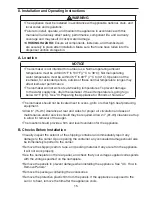 Preview for 15 page of Hoshizaki F-1002MLJZ-C Instruction Manual