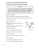 Preview for 85 page of Hoshizaki F-2000M Service Manual