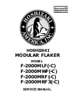 Preview for 1 page of Hoshizaki F-2000MLF Service Manual