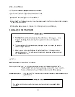 Preview for 77 page of Hoshizaki F-2000MLF Service Manual