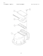 Предварительный просмотр 21 страницы Hoshizaki F-2000MRF Parts List