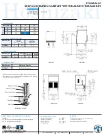 Preview for 2 page of Hoshizaki F-330BAH-C Specifications