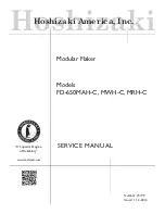 Hoshizaki FD-650MAH-C Service Manual preview