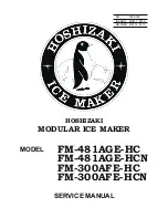 Hoshizaki FM-300AFE-HC Service Manual preview