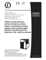 Hoshizaki FM-300AKE-HC Installation Manual preview