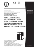 Preview for 1 page of Hoshizaki FM-300AKE-HC Installation Manual