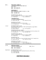 Предварительный просмотр 20 страницы Hoshizaki FTC-120MDA Instruction Manual