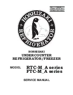 Предварительный просмотр 1 страницы Hoshizaki FTC-120MDA Service Manual