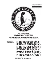 Hoshizaki FTE-125SFA(-UK) Service Manual preview