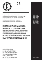 Предварительный просмотр 1 страницы Hoshizaki HFE-140B Series Instruction Manual