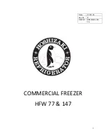 Hoshizaki HFW 147 Service Manual предпросмотр