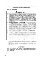 Предварительный просмотр 12 страницы Hoshizaki HR15A Instruction Manual