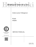 Hoshizaki HR24A Service Manual предпросмотр