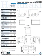 Preview for 2 page of Hoshizaki HUF40A-D Specifications