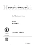 Preview for 1 page of Hoshizaki IM-200BAA Service Manual