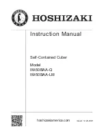 Hoshizaki IM-50BAA-LM Instruction Manual preview
