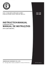 Hoshizaki KM-115B Instruction Manual предпросмотр