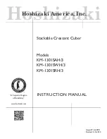 Hoshizaki KM-1301SAH Instruction Manual preview