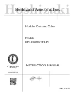 Hoshizaki KM-1400SWH-M Instruction Manual preview
