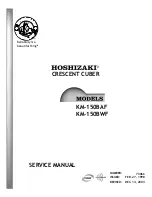 Hoshizaki KM-150BAF Service Manual preview