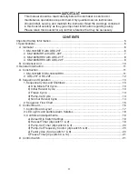 Preview for 3 page of Hoshizaki KM-1601MRH/3 Service Manual