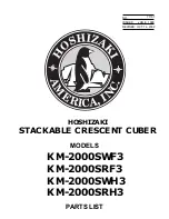 Hoshizaki KM-2000SRF3 Parts List preview