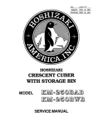 Hoshizaki KM-250BAB Service Manual предпросмотр