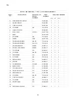 Preview for 8 page of Hoshizaki KM-280MAF-E Parts List