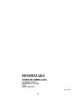 Preview for 23 page of Hoshizaki KM-280MAH Instruction Manual