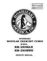 Hoshizaki KM-280MAH Service Manual preview