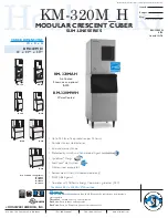 Hoshizaki KM-320MAH Specifications preview