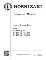 Hoshizaki KM-340MAJ Instruction Manual preview